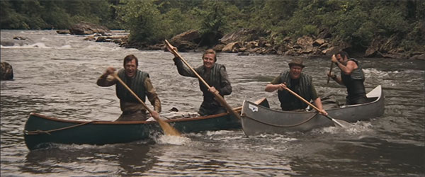 Deliverance (1972), luz naturalista y ópticas abiertas entre la vegetación