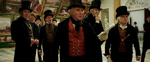 Mr. Turner (2014), luz cálida y atmósfera pictórica en un interior