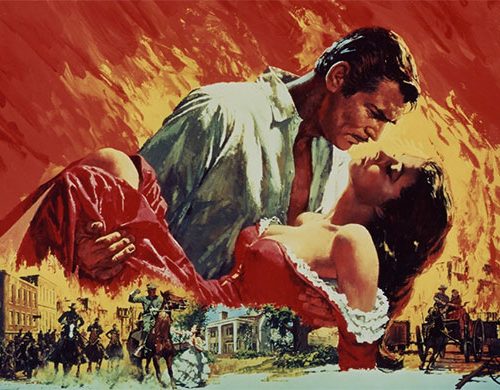 "Gone With The Wind" (Lo que el viento se llevó, 1939), rodada en 3 Strip Technicolor.