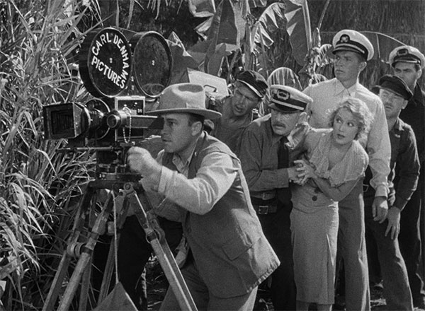 Rodaje de la época muda con cámara Mitchell de 35 mm y ópticas esféricas clásicas