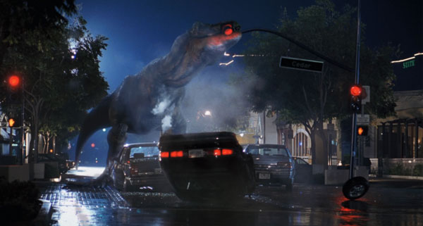 Contraluces y haces de luz en la isla de The Lost World