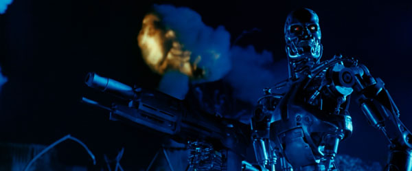 Sarah Connor en el hospital psiquiátrico de Terminator 2