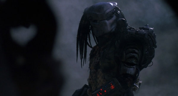 Luz disponible filtrada por la selva en Predator