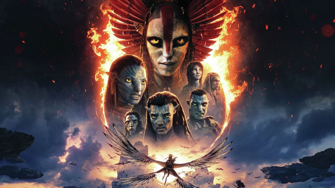 Avatar Fire and Ash 2025 fotografía de Russell Carpenter en Pandora