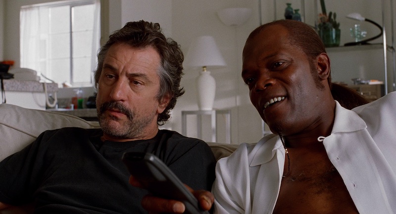 Robert De Niro y Samuel L. Jackson en "Jackie Brown" (1997)