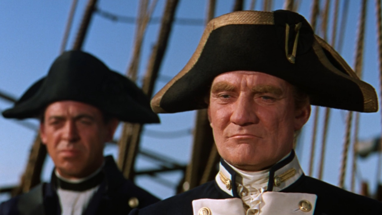 Trevor Howard en "Mutiny on the Bounty" (Rebelión a Bordo, 1962) - Fotografía de Robert Surtees