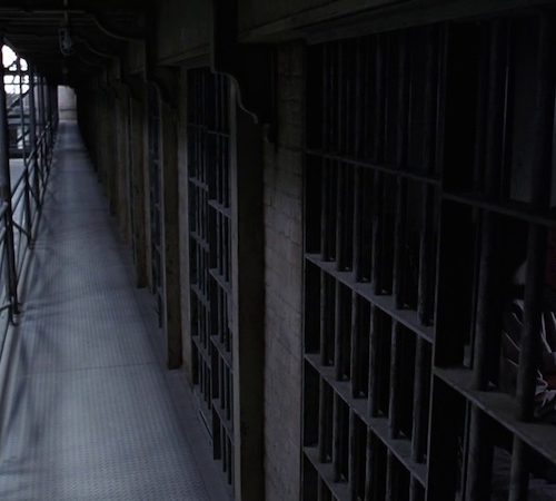 General view of Shawshank State Penitentiary in The Shawshank Redemption, photographed by Roger Deakins