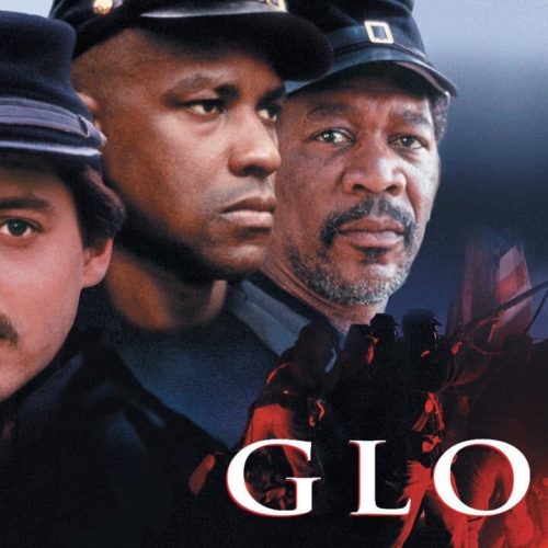 Matthew Broderick, Denzel Washington y Morgan Freeman en "Glory" (Tiempos de Gloria, 1989) - Fotografía de Freddie Francis