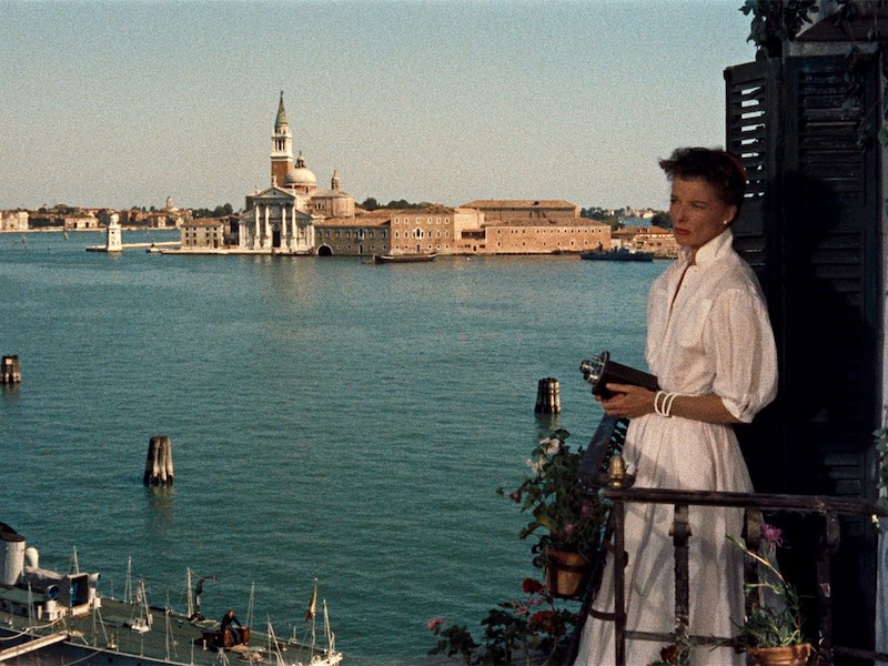 Summertime Locuras de Verano 1955 fotografía de Jack Hildyard con Katharine Hepburn en Venecia