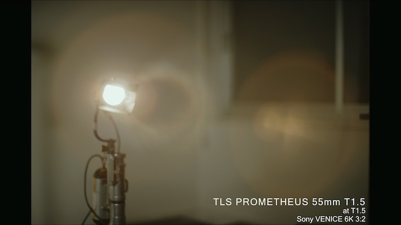 TLS Prometheus 55mm T1.5 wide open with irregular bokeh, soft rendering and low microcontrast
