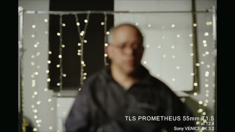 TLS Prometheus 55mm T1.5 stopped down to T2.8 with a more defined image and reduced spherical aberration