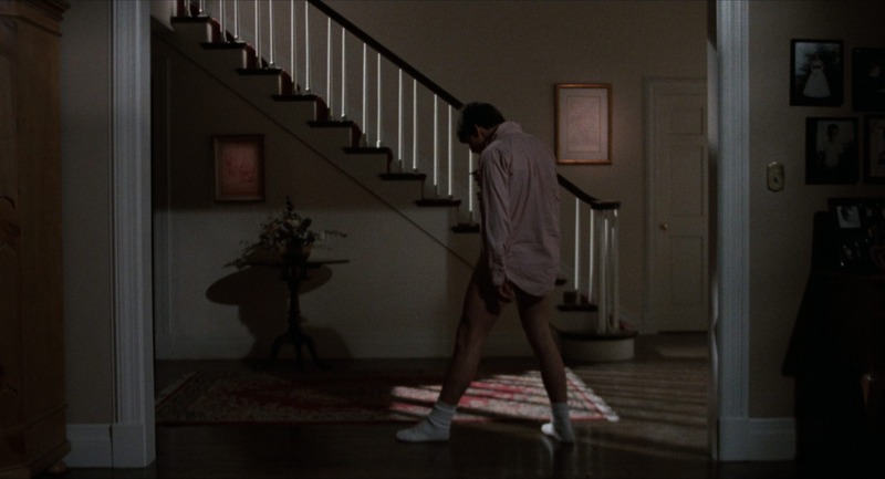 Risky Business Tom Cruise en la casa familiar con luz de bajo nivel y fotografía en 35mm de Reynaldo Villalobos