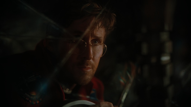 Project Hail Mary fotografía de Greig Fraser con Ryan Gosling como Ryland Grace en una nave espacial
