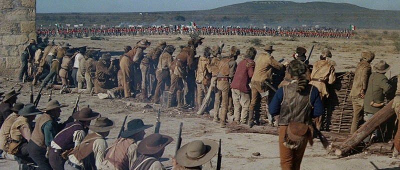 The Alamo 1960 batalla del Álamo escala Todd-AO 65mm fotografía de William H. Clothier ASC