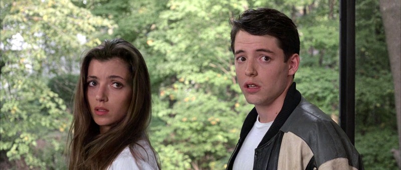 Ferris Bueller’s Day Off Super 35 con Matthew Broderick y Mia Sara en luz naturalista de Tak Fujimoto