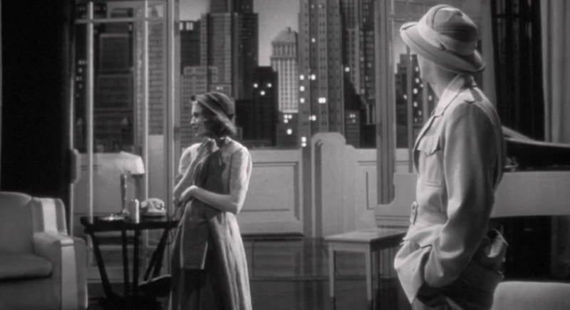 Película dentro de la película en The Purple Rose of Cairo fotografiada en blanco y negro por Gordon Willis