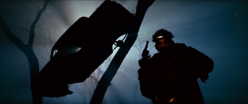 Razorback 1984 Dean Semler ASC ACS Panavision anamorphic cinematography with blue night backlight