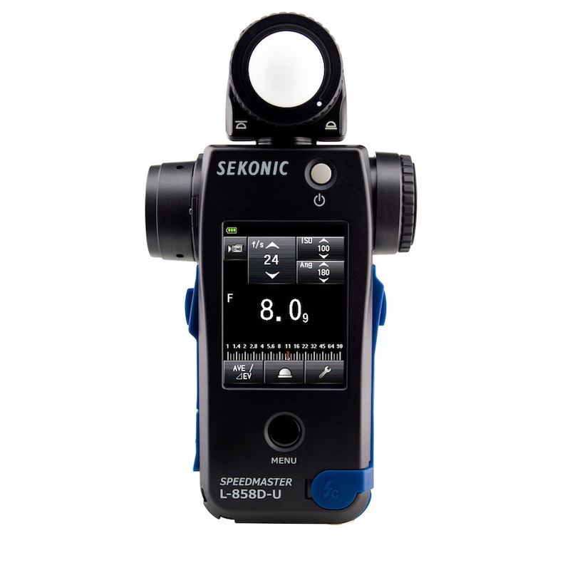 Fotómetro Sekonic con medición incidente y spot meter para luz reflejada