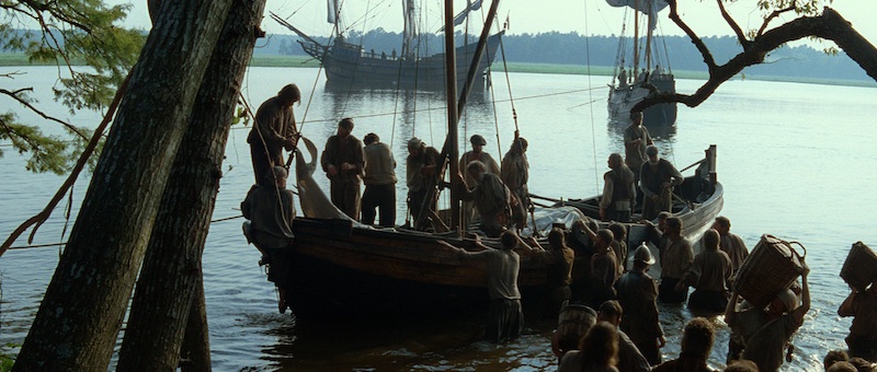 Cartel sin texto de The New World, película de Terrence Malick fotografiada por Emmanuel Lubezki