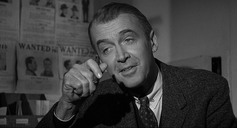 Anatomy of a Murder (1959), primer plano en blanco y negro con iluminación clásica de Sam Leavitt